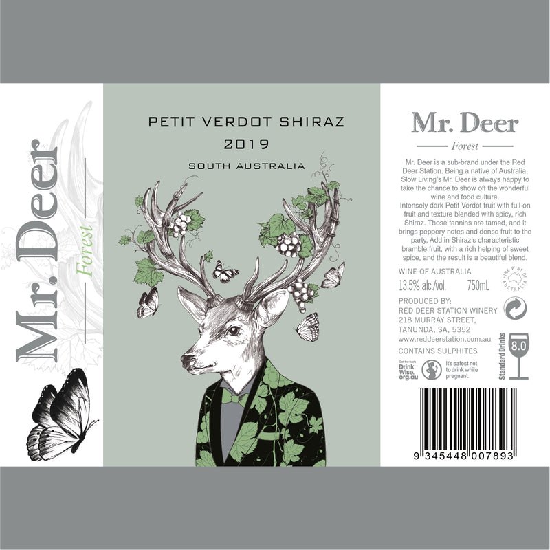 Mr. Deer Premium Vineyard Selection bottle and label