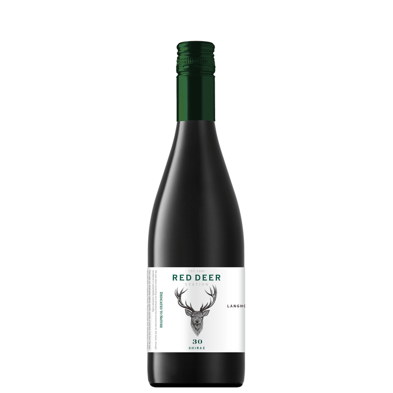Red Deer Station 30 Shiraz bottle